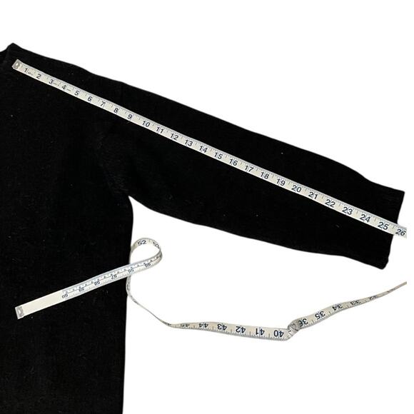 Zara Women’s Oversized Knit Sweater Size Small Black Boho Cozy Casual Chic - Picture 7 of 10